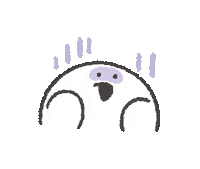 Surprise Frighten Sticker