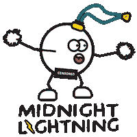 midnightlightning climbing bouldering boulder chalk Sticker