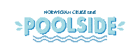 sunbathing cruise ship Sticker by Norwegian Cruise Line
