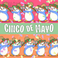 May 5Th Cinco De Mayo GIF by Pudgy Penguins