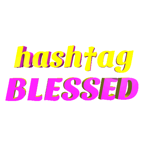 Eighteleven Hashtag Blessed Sticker by 811