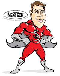 nex-tech wink technology superhero kansas Sticker