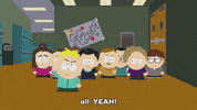 butters stotch school GIF by South Park 