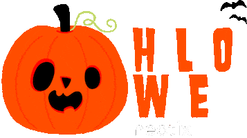 Halloween Orange Sticker by Neotix