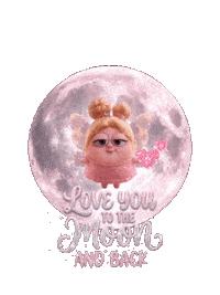 Love You Night Sticker