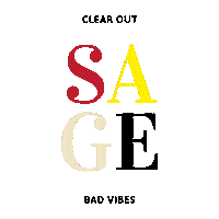Sage Smudge Sticker by The Regal Phoenix