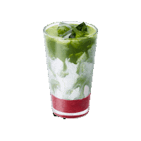 Strawberry Latte Sticker by Cafe Knotted