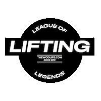 the-wod-life gains thewodlife barbellclub Sticker