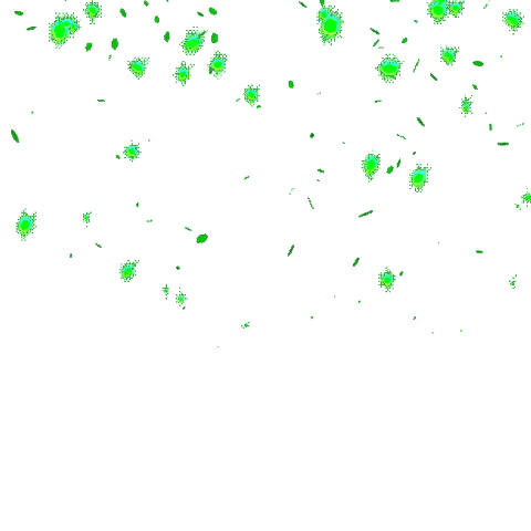 green bling Sticker by Douglas Schatz