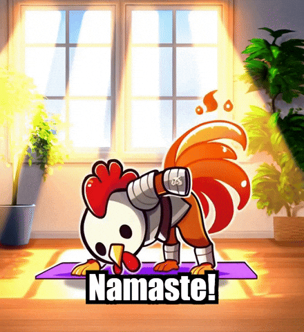 Yoga Namaste GIF by Zorooster