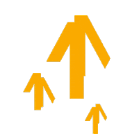 Arrow Sticker by MUT Academy