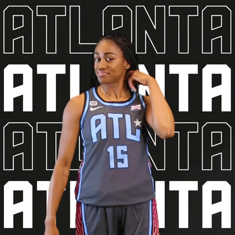 Tiffany Hayes Hair Flip GIF by Atlanta Dream