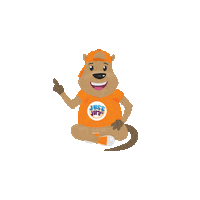 JustJump jump up point aqui Sticker