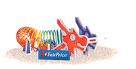 FairPrice_SG dragon block party hdb time to play Sticker