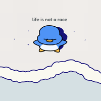 Water Beach GIF by Cozy the Penguin