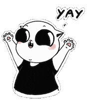 Happy Cat Sticker