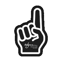 Number One Football Sticker by Wynn Las Vegas