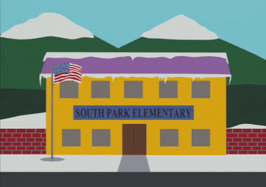 school flying GIF by South Park 