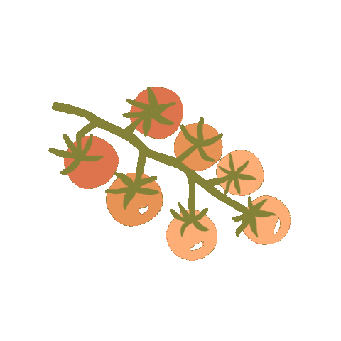 Tomatos Sticker by The Informal Grub