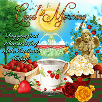 Anaterium good morning strawberry buen dia strawberries GIF