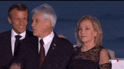 donald trump melania trump emmanuel macron g7 world leaders GIF
