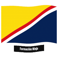 Flag Spain Sticker by Formación Ninja