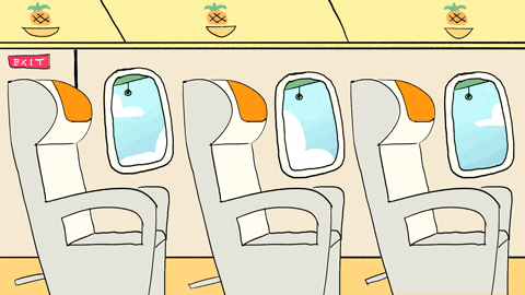Background Airplane GIF by GIPHY Studios 2021