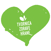 Heart Greenheart Sticker by Tvornica zdrave hrane