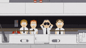 scared ship GIF by South Park 