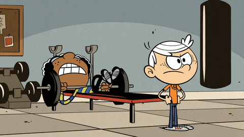 the loud house lifting GIF by Nickelodeon