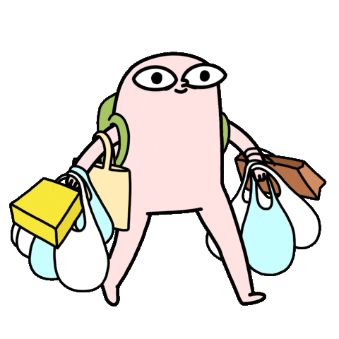 Shopping Carrying Sticker by KETNIPZ