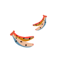 Fruit Banana Sticker by Koku Factory