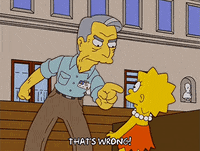 angry lisa simpson GIF