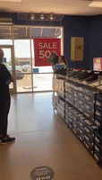 Employee Says Woman Threw Shoeboxes After She Was Asked to Put on a Mask in Store