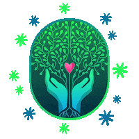 Heal Your Roots Sticker by Roaring Twenties Events