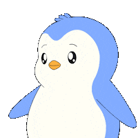 Happy Lets Go Sticker by Pudgy Penguins