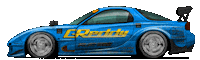 Car Drifting Sticker