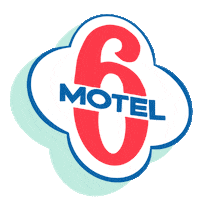 motel6 retro vacation trip nostalgia Sticker