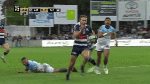 Agen_Rugby giphygifmaker rugby try top14 GIF