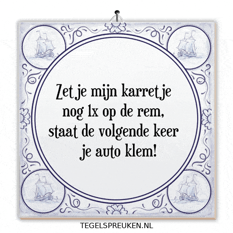 Auto Nl GIF by Tegelspreuken.nl
