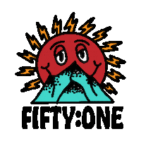 Sun Sticker by 50to01