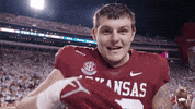 Cant Hear You College Football GIF by Arkansas Razorbacks
