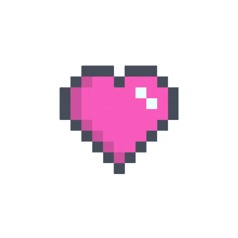 Pixlr love heart pixel i love you Sticker