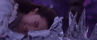 liu yi fei san sheng san shi shi li tao hua GIF