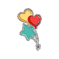 Party Balloon Sticker