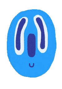 Amandaapeerez love happy blue amandarinass Sticker