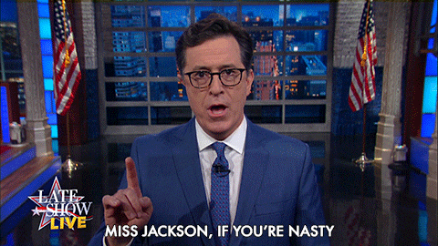 if you're nasty stephen colbert GIF by The Late Show With Stephen Colbert