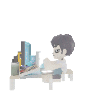 Tired Work Sticker by JohnsonnLe