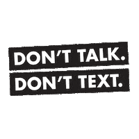 texting no Sticker by Alamo Drafthouse