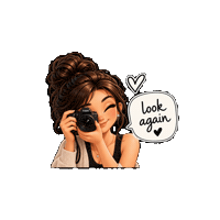 Photography Look Again Sticker